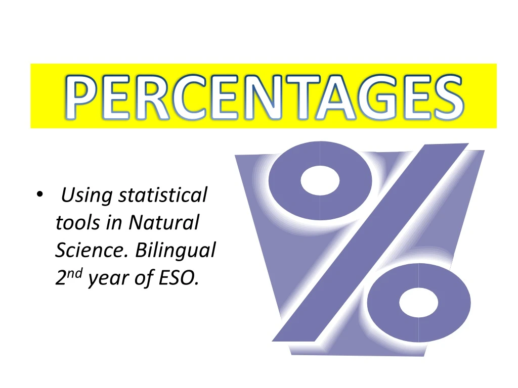 using statistical tools in natural science bilingual 2 nd year of eso