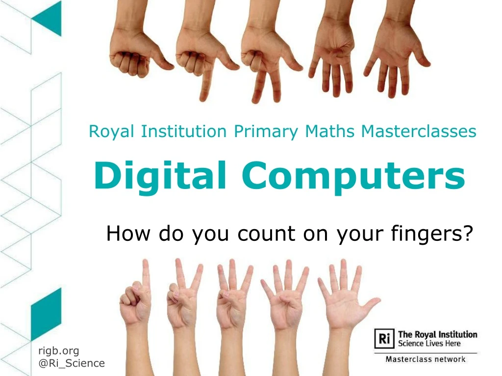 royal institution primary maths masterclasses