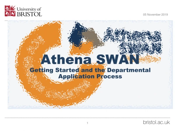 Athena SWAN Getting Started and the Departmental Application Process