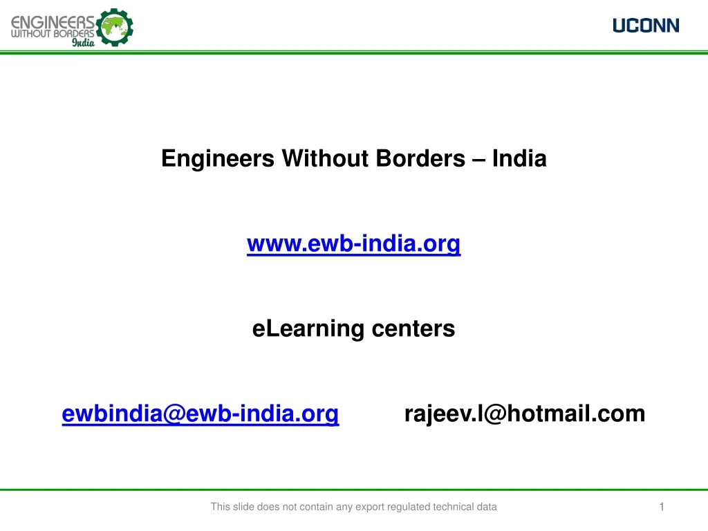 engineers without borders india www ewb india