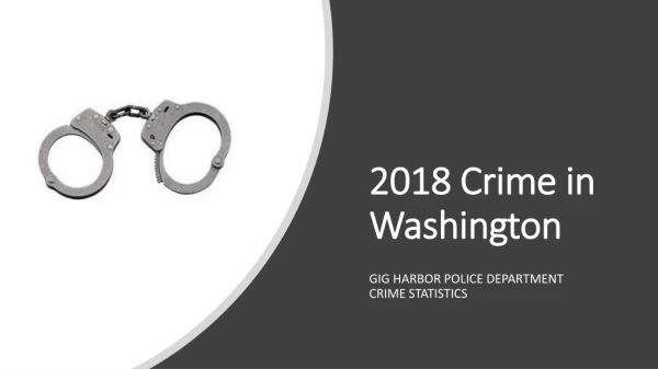 2018 Crime in Washington