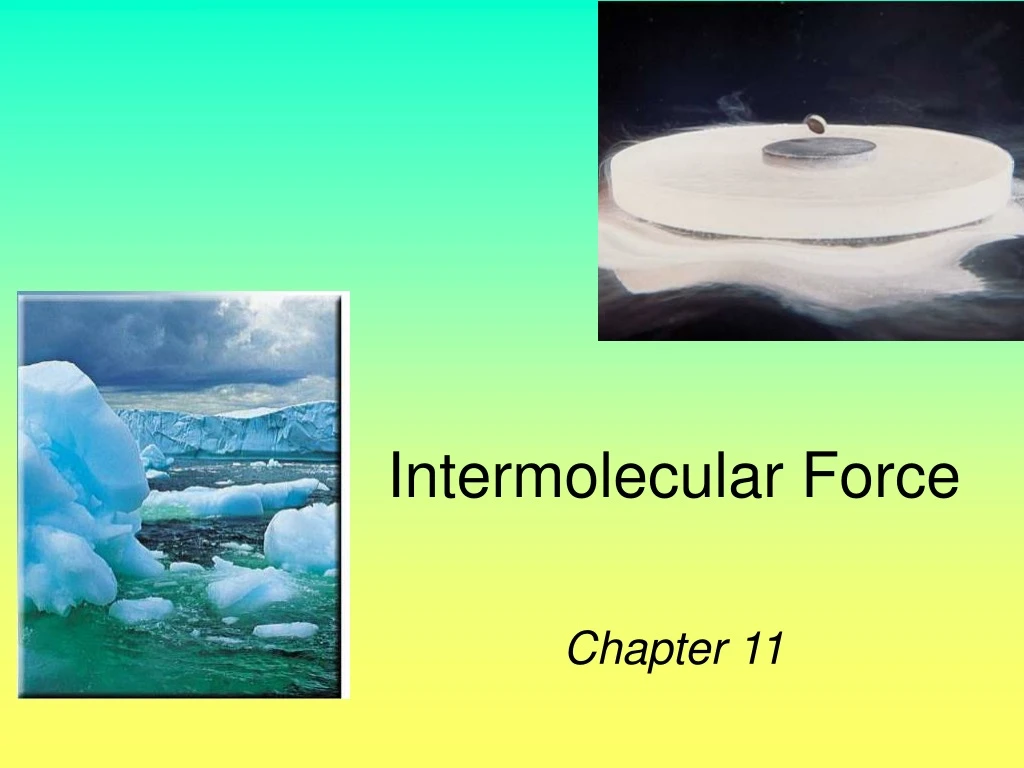 intermolecular force