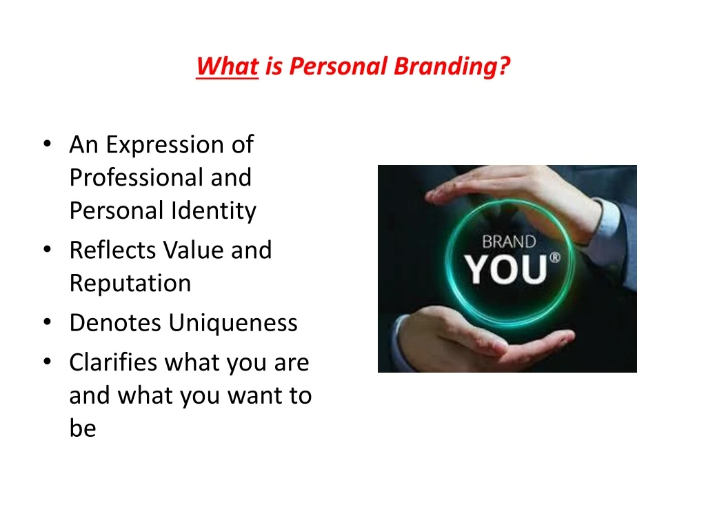 what is personal branding