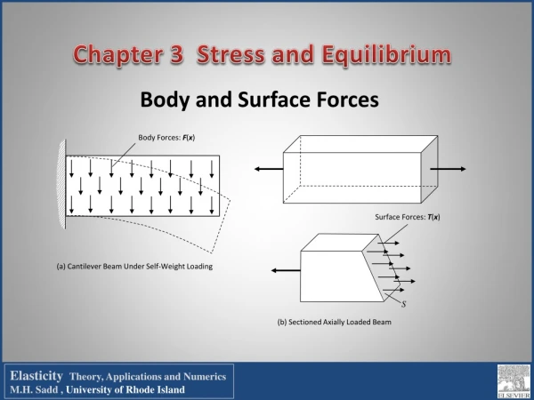 Chapter 3 Stress and Equilibrium