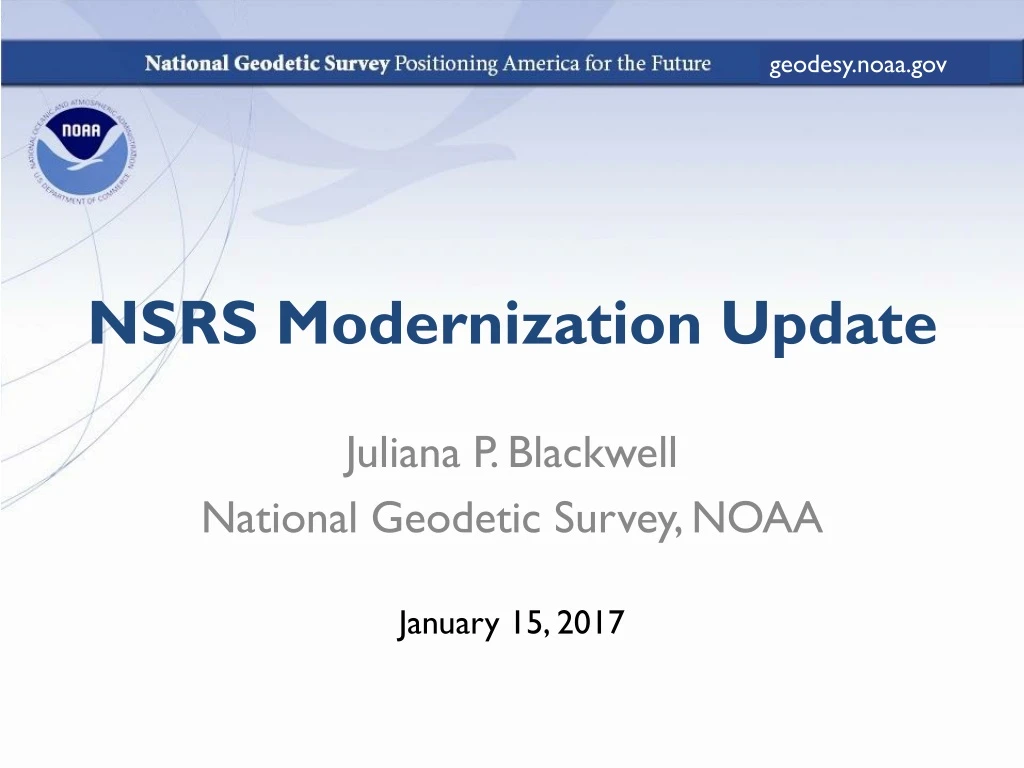 nsrs modernization update