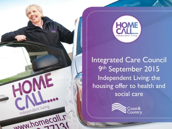 Integrated Care Council 9 th September 2015