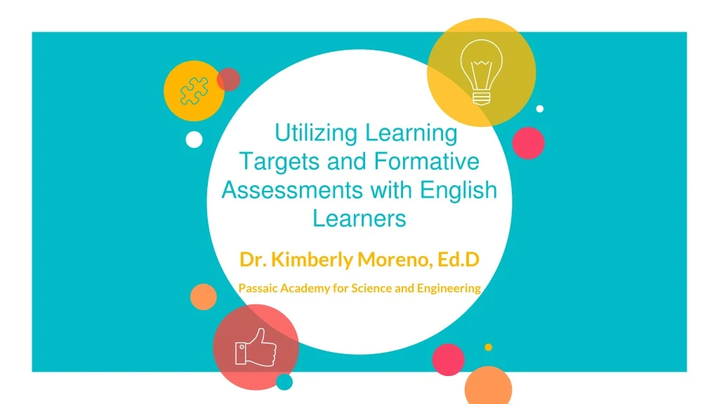 utilizing learning targets and formative assessments with english learners