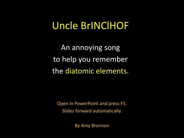 Uncle BrINClHOF