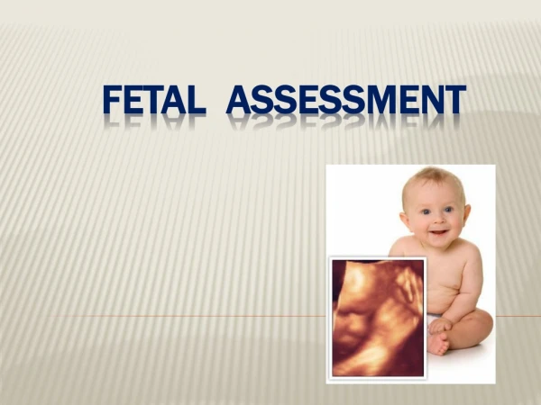 Fetal assessment