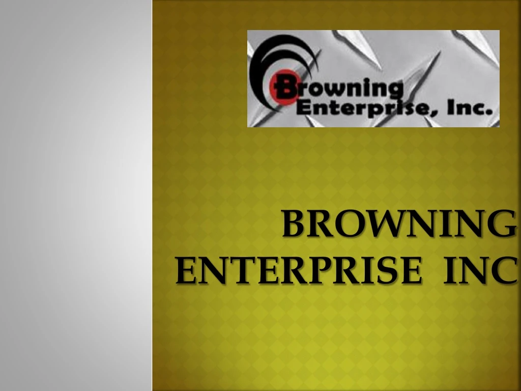 browning enterprise inc