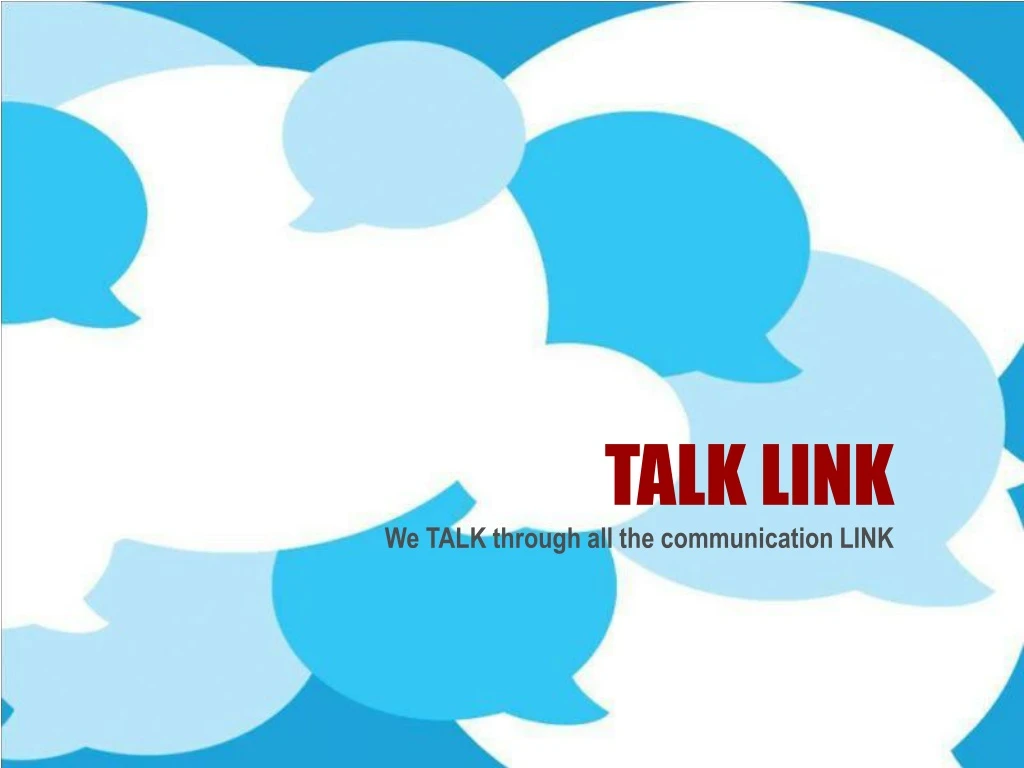 talk link