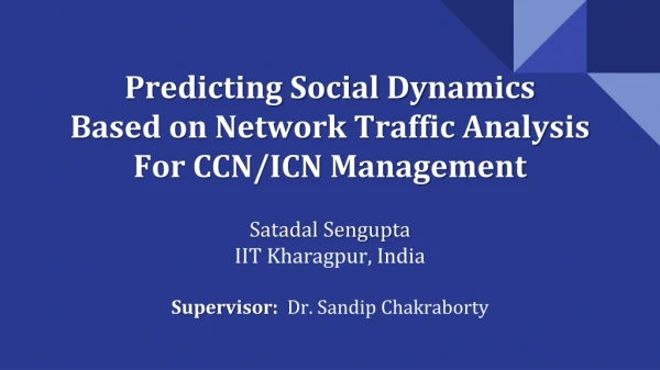 Traffic Management in CCN/ICN