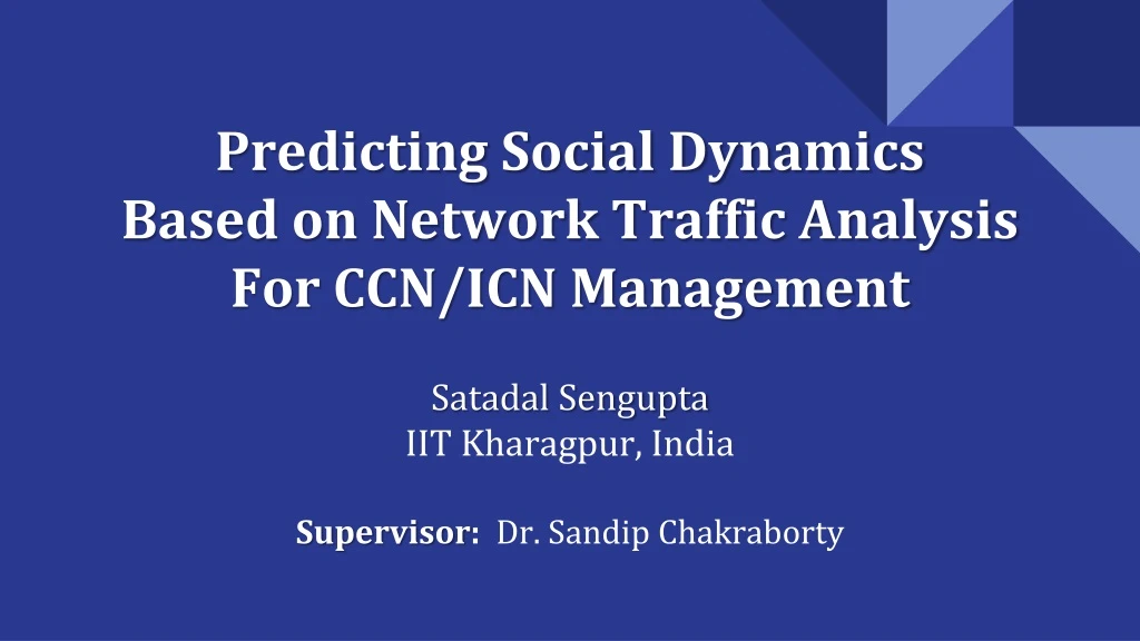 predicting social dynamics based on network