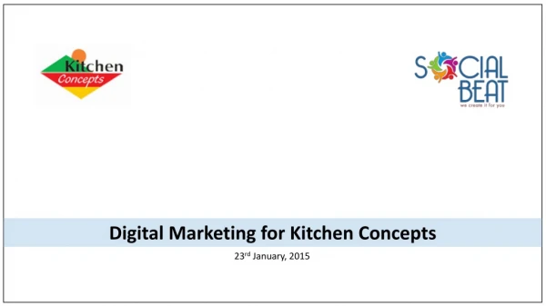 Digital Marketing for Kitchen Concepts