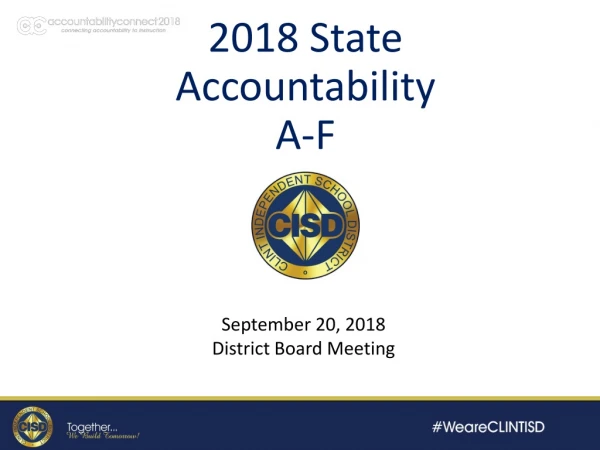 2018 State Accountability A-F