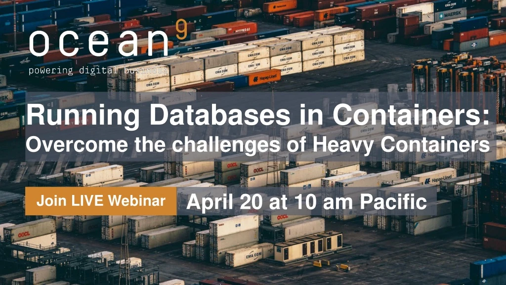 running databases in containers overcome the challenges of heavy containers