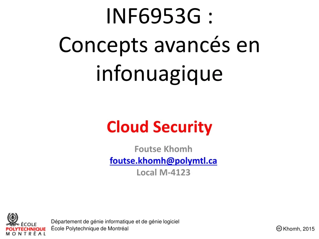 inf6953g concepts avanc s en infonuagique c loud security