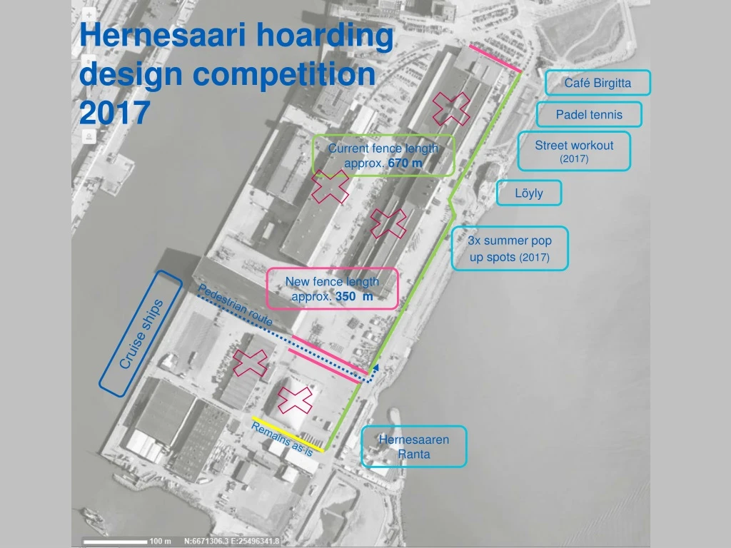 hernesaari hoarding design competition 2017
