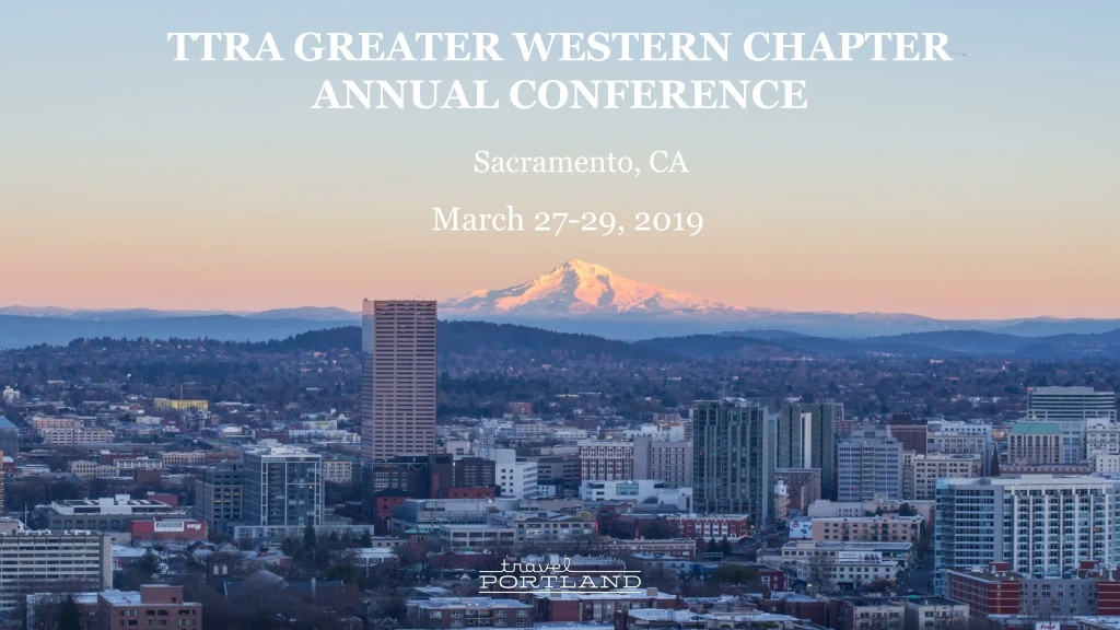 ttra greater western chapter annual conference