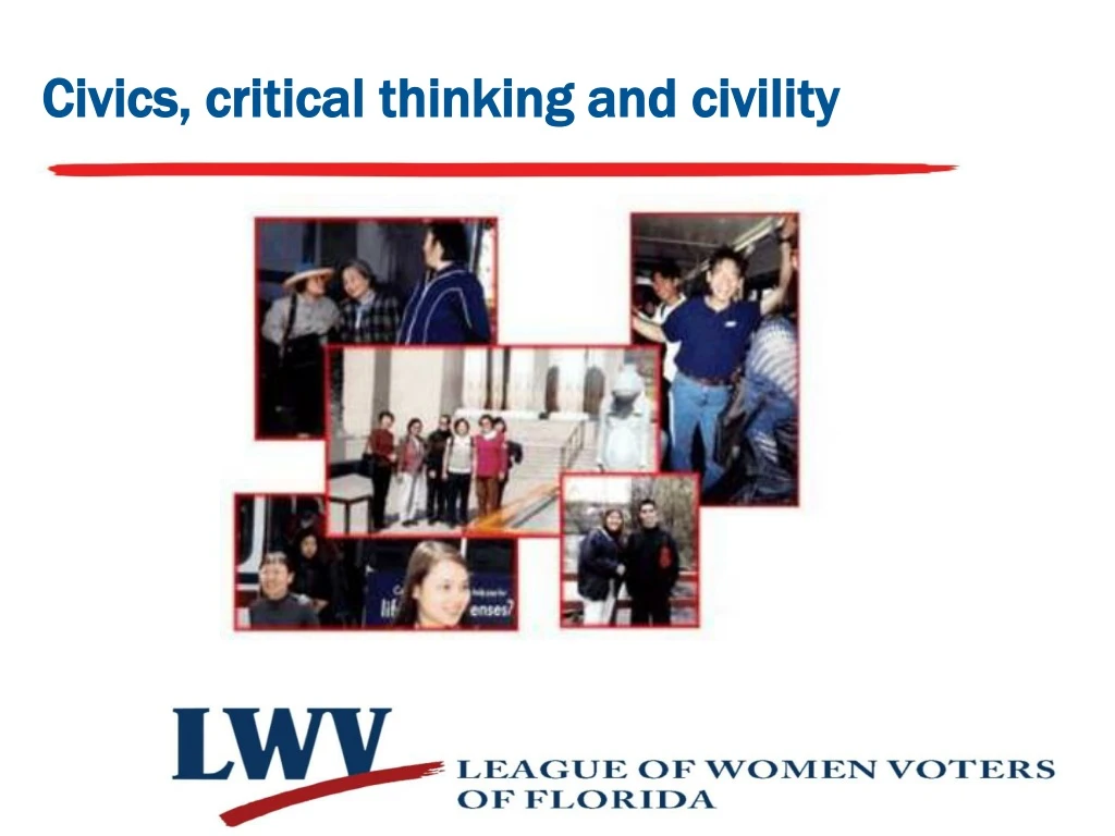 civics critical thinking and civility