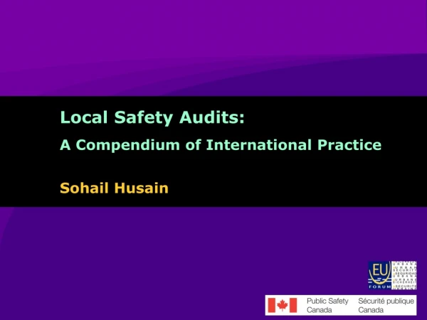 Local Safety Audits: A Compendium of International Practice