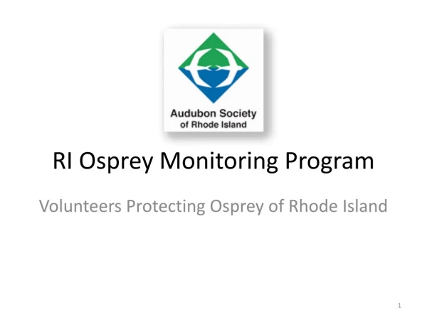 RI Osprey Monitoring Program