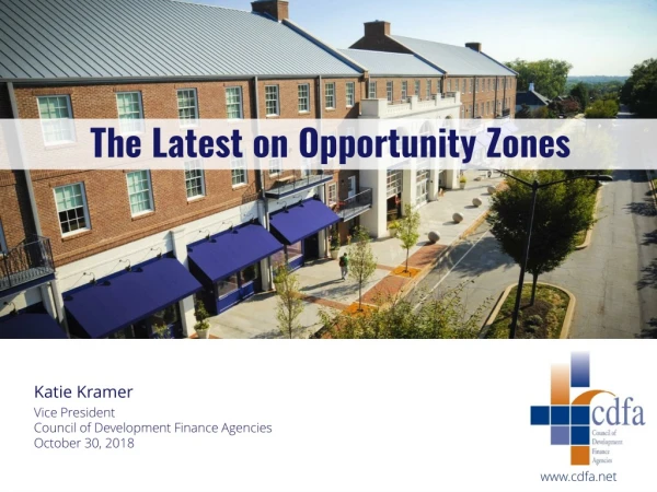 The Latest on Opportunity Zones