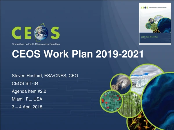 CEOS Work Plan 2019-2021