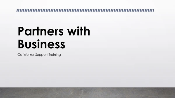 Partners with Business