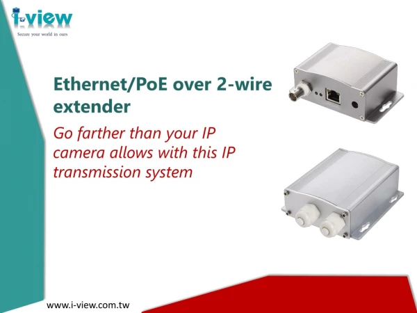 Ethernet/ PoE over 2-wire extender