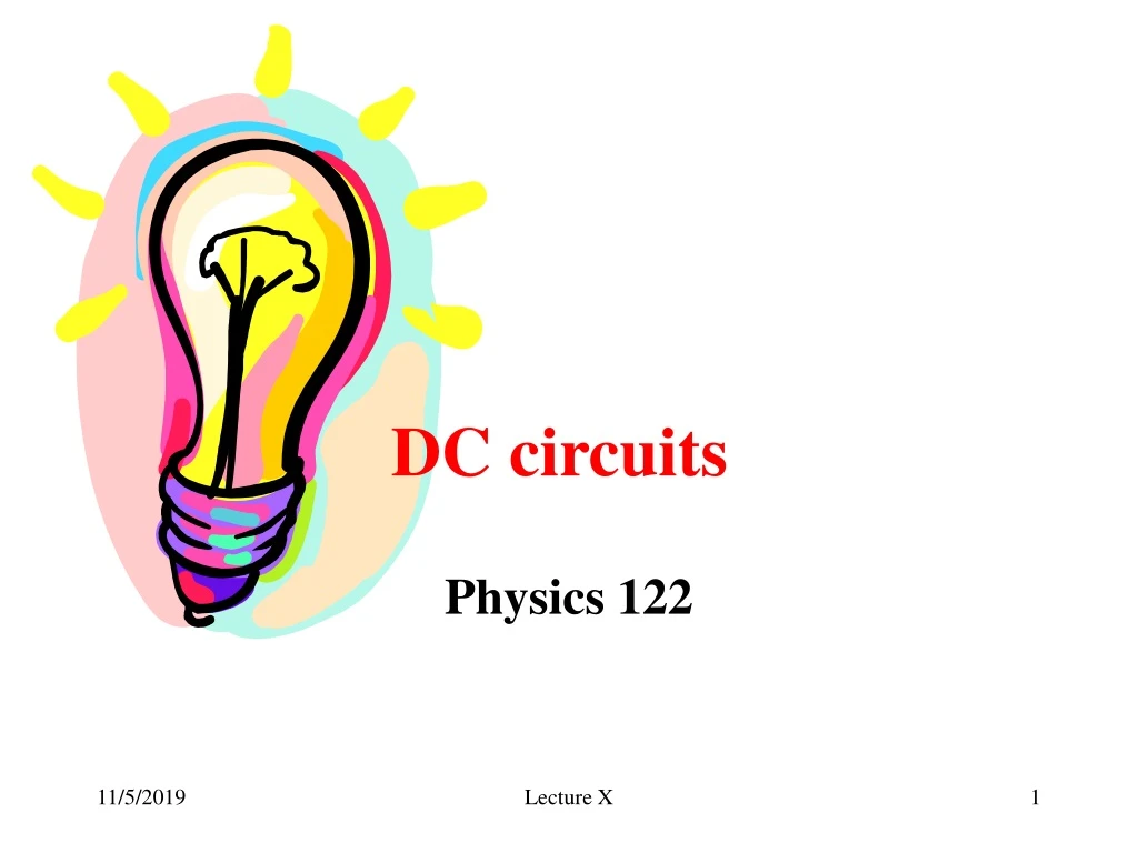 dc circuits