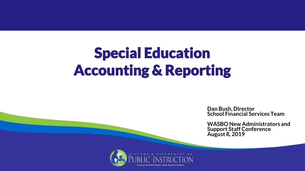 special education accounting reporting