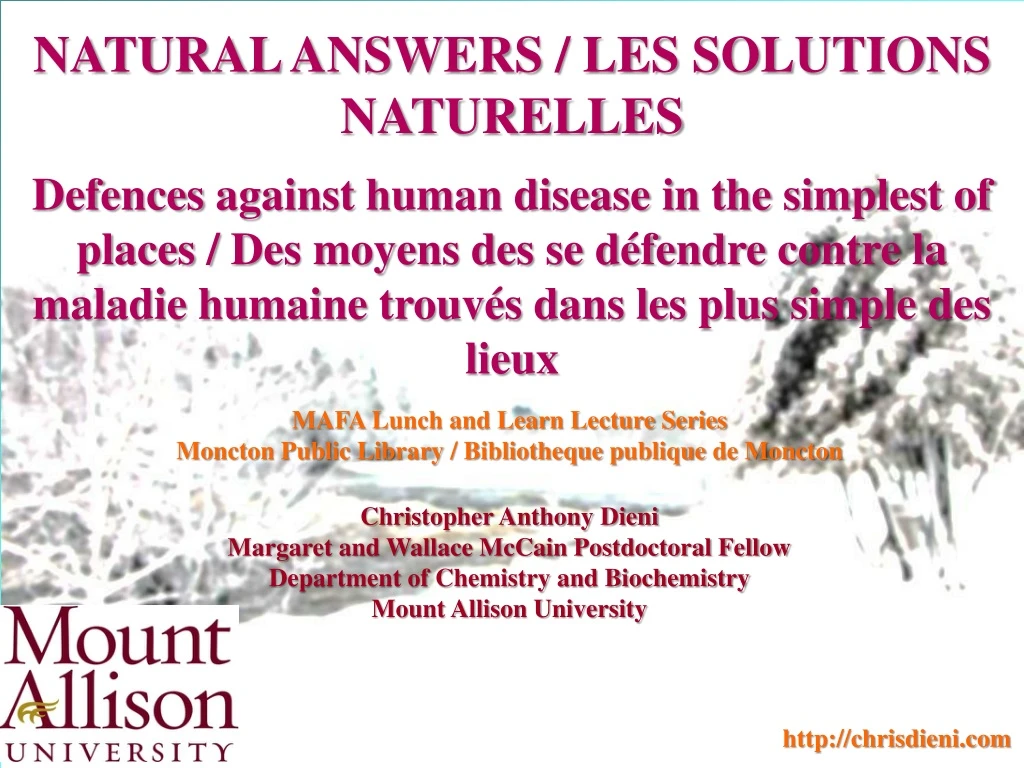 natural answers les solutions naturelles defences