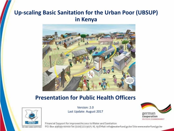 Up-scaling Basic Sanitation for the Urban Poor (UBSUP) in Kenya