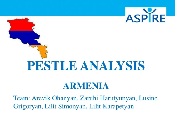 P E STLE ANALYSIS ARMENIA