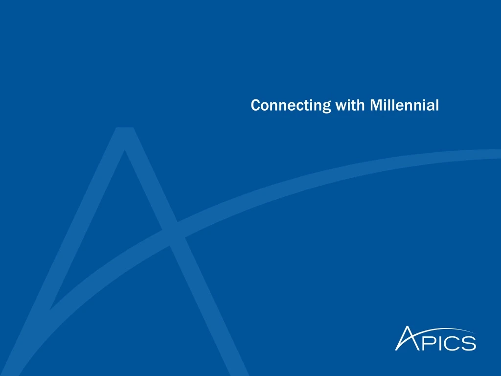 connecting with millennial