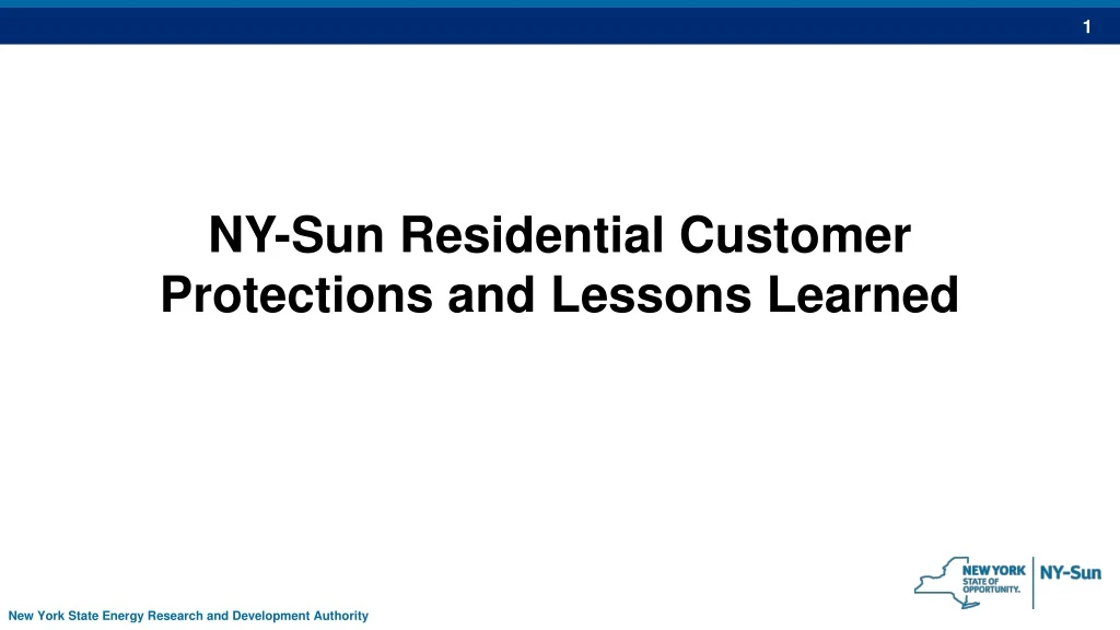 ny sun residential customer protections and lessons learned