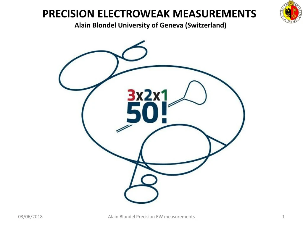 precision electroweak measurements alain blondel