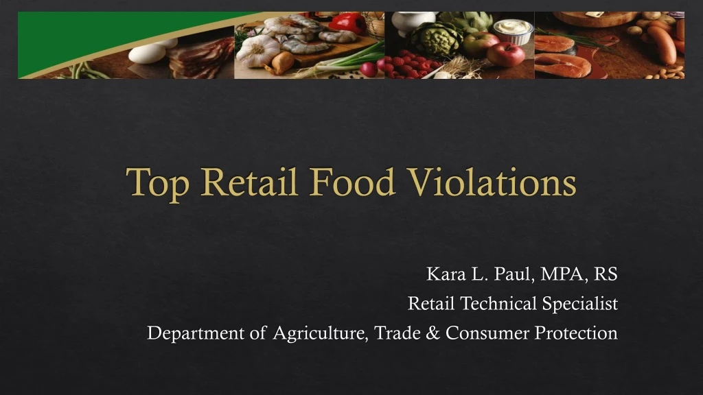 top retail food violations