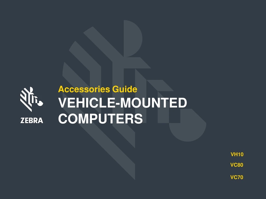 accessories guide vehicle mounted computers