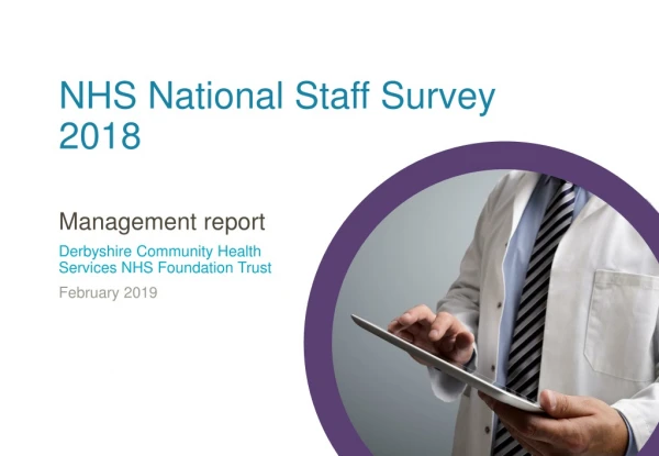 Management report Derbyshire Community Health Services NHS Foundation Trust February 2019