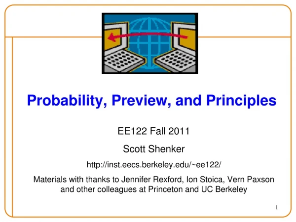 Probability, Preview, and Principles
