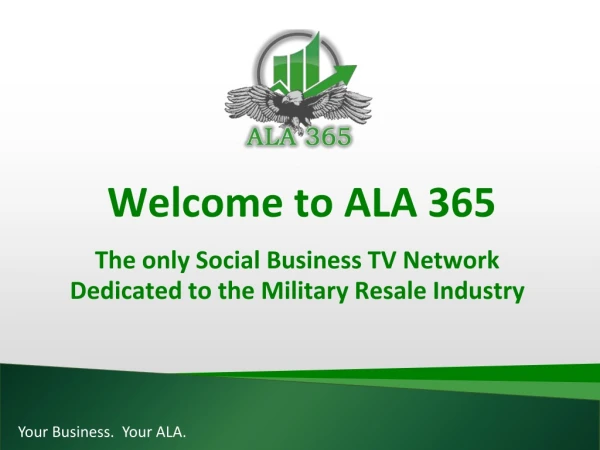 Welcome to ALA 365
