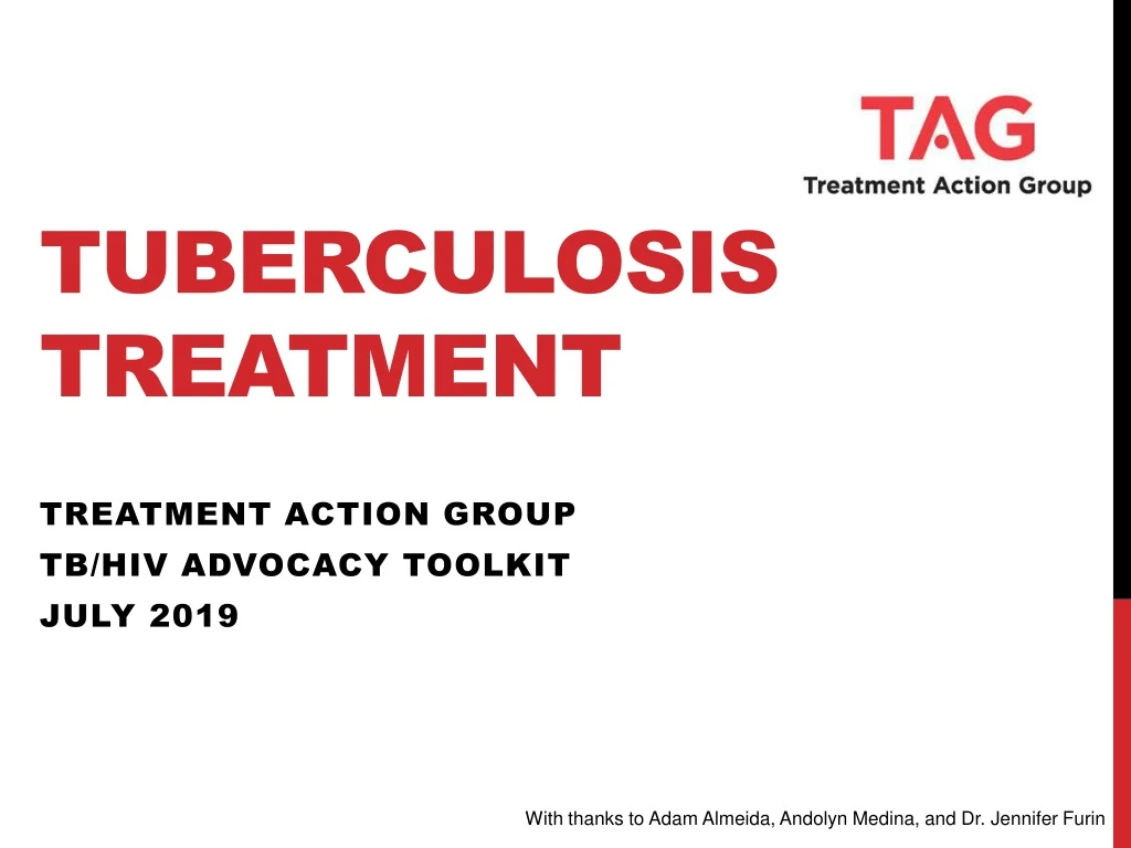 tuberculosis treatment