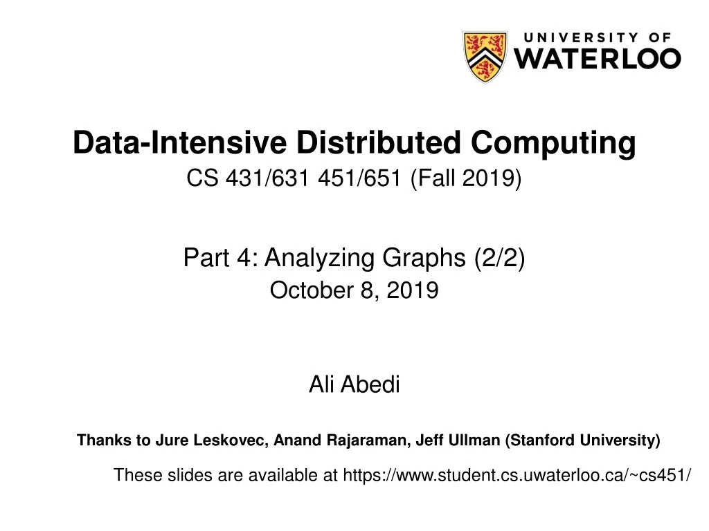 data intensive distributed computing
