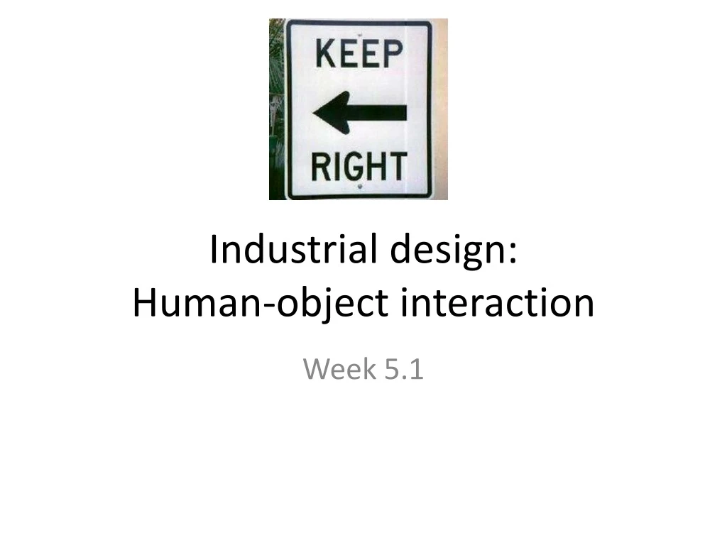 industrial design human object interaction