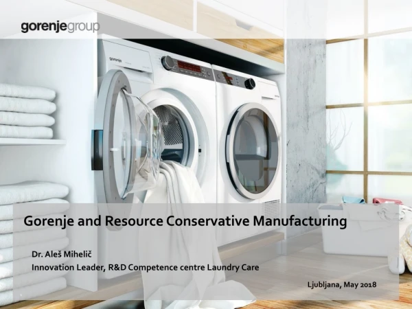Gorenje and Resource Conservative Manufacturing