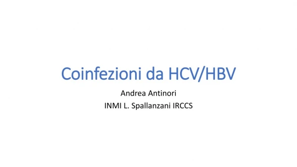 Coinfezioni da HCV/HBV