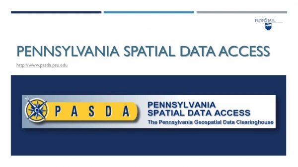 Pennsylvania Spatial data access