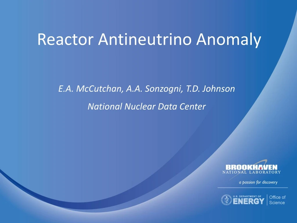 reactor antineutrino anomaly